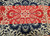 Antique American Jacquard Coverlet | Tri-Color 19th Century | Border Detail