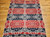 19th Century American Tri-Color Coverlet in Red, Blue, and White,  @thepersianknot  , SKU 2223