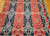 19th Century American Tri-Color Coverlet in Red, Blue, and White,  @thepersianknot  , SKU 2223