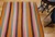 Vintage Turkish Sofreh Kilim | Rare Square Format | Top Section Detail