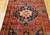 Antique Persian Malayer Rug 4x6 | Red Medallion Blue | Center Section Detail