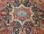Vintage Oversized Persian Heriz Karajah in Brick-Red, French Blue, Ivory, Green, The Persian Knot, SKU 1537