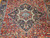 Vintage Oversized Persian Heriz Karajah in Brick-Red, French Blue, Ivory, Green, The Persian Knot, SKU 1537