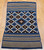 Vintage Navajo Saltillo Serape Kilim | Handwoven | Full View on Floor