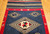 Antique Saltillo Serape Kilim | Mexican Textile | Top Section Detail