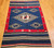 Antique Saltillo Serape Kilim | Mexican Textile | In-Room View 5
