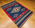 Antique Saltillo Serape Kilim | Mexican Textile | In-Room View 8