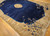 Antique Chinese Art Deco Rug 14x19 | Crane Navy | In-Room View 7