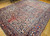 Vintage Room Size Persian Heriz in Red, Ivory, Yellow, Pink, Blue, Navy, The Persian Knot, SKU 1262