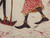 Vintage Asian Batik Fabric Art | Masai Couples | Center Section Detail