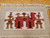 Vintage Tunisian African Tapestries | Camel Caravan Pair | Lower Section Detail