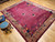 Vintage Chinese Art Deco Room-Size Rug in Dark Magenta, Taupe, Green,  ⁨@thepersianknot⁩  , SKU 2287
