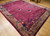 Antique Chinese Art Deco Rug 9x12 | Magenta Butterfly | In-Room View 12