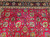 Vintage Persian Silk Tabriz Rug 10x13 | Red Floral | Center Section Detail