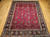 Vintage Persian Silk Tabriz Rug 10x13 | Red Floral | In-Room View 13