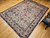 Vintage Persian Tabriz Rug 8x10 | Ivory Floral | In-Room View 8