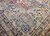 19th century oversize Persian Kerman Lavar rug with floral pattern in ivory, rust red, and blue, The Persian Knot, SKU 2303
