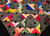 Antique American Silk Velvet Log Cabin Quilt | Victorian | In-Room View