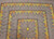 Vintage Persian Embroidered Textile | Floral Needlework | Top Section Detail
