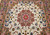 Square Persian Tabriz Area Rug in Cream & Pink, The Persian Knot Gallery, SKU: 1241