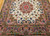 Square Persian Tabriz Area Rug in Cream & Pink, The Persian Knot Gallery, SKU: 1241