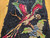 Vintage Hooked Rug | Handwoven | Center Field Close-Up