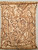 Early 20th century Samoan tapa bark cloth with abstract black hand-painted motifs on natural bark fiber, antique Oceanic textile wall hanging, The Persian Knot Gallery, SKU: 2337