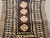 Early 20th century Samoan tapa bark cloth with abstract black hand-painted motifs on natural bark fiber, antique Oceanic textile wall hanging, The Persian Knot Gallery, SKU: 2339