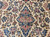 Vintage Persian Kerman Lavar room size  rug in an all-over floral pattern from the early 1900s.  The beautiful Kerman has a floral pattern with flower bouquets in various colors throughout the field in ivory,  red, pink, blue, yellow, and green.  The rug has a wide border with a similar design and color pallet. The profusion of the colors gives one the sensation of walking into a beautiful garden on a nice summer day.
Dimensions:  9' x 12'
Date of Manufacture:  1st Quarter of the 1900s
Place of Origin:  Persia
Material:  Wool pile on a cotton foundation
Condition:  Wear consistent with age and use
SKU: 1018