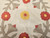 19th century Pennsylvania Dutch flower garland appliqué quilt with terracotta, yellow, and gray floral motifs on an ivory background, The Persian Knot Gallery, SKU: 2347