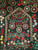 Vintage Uzbek Suzani Silk Embroidery | Handcrafted Central Asia | Top Section Detail