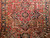 Vintage Room Size Persian Heriz in Medallion Pattern in Red, Navy Blue, Ivory, The Persian Knot, SKU 1159