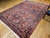 Antique Persian Heriz Rug 6x9 | Bold Medallion | In-Room View 8