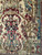 Antique Persian Tehran Rug 4x7 | Vase Birds Fawns Qajar | Center Field Close-Up