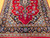 Vintage Persian Kashan Rug 4x5 | Shimmering Red Field | In-Room View 5