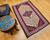 Mid-20th Century Vintage Persian Senneh (Bidjar) Kilim area rug with a central geometric medallion in dark blue, red, cream, yellow on an ivory field with small flower motifs. Ivory border with blue and red accent designs, The Persian Knot Gallery, SKU 14