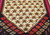 Mid-20th Century Vintage Persian Senneh (Bidjar) Kilim area rug with a central geometric medallion in dark blue, red, cream, yellow on an ivory field with small flower motifs. Ivory border with blue and red accent designs, The Persian Knot Gallery, SKU 14