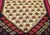 Vintage Persian Senneh Kilim 4x5 | Indigo Ivory Field | Center Field Close-Up