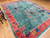 Antique Chinese Art Deco Carpet 6x9 | Pastel Floral | In-Room View 6