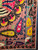 Vintage Uzbek Suzani Embroidery | Silk on Cotton | Center Field Close-Up