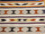 Vintage Native American Navajo Saddle Blanket in Stripe  Pattern in Cream, Brown, Red, The Persian Knot, SKU 1511