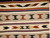 Vintage Native American Navajo Saddle Blanket in Stripe  Pattern in Cream, Brown, Red, The Persian Knot, SKU 1511