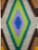 Vintage Navajo Rug in Eye Dazzler Pattern in Blue, Lavender, Green, Brown, The Persian Knot, SKU 1568