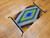 Antique Navajo Rug 1x3 | Geometric, Natural Dyes | In-Room View 5