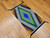Vintage Navajo Rug in Eye Dazzler Pattern in Blue, Lavender, Green, Brown, The Persian Knot, SKU 1568