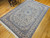 Extremely Fine Weave Persian Nain Habibian in Floral Pattern with Silk Highlights in Ivory, Baby Blue, Caramel, Navy Blue, The Persian Knot, SKU 1243