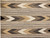 Vintage Navajo Rug 2x3 | Chevron Stripe | Top Section Detail
