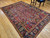 Antique Persian Heriz Serapi Rug 7x10 | Allover Geometric | In-Room View 5