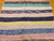 Vintage American Rag Rug 3x7 | Earth Tone Modern | Center Section Detail