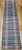 Vintage American Rag Runner 2x43 | Green Pink Stripe | Top Section Detail